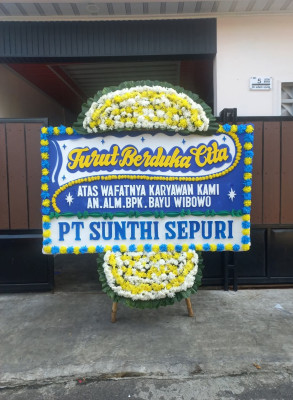 Papan Bunga Duka di Sumurbatu